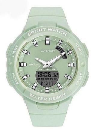 Женские часы sanda 6005 green