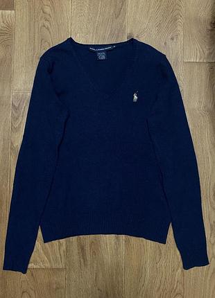 Оригінальний джемпер ralph lauren з вовни мериноса та кашеміру m old money кофта