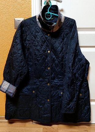 Женская демисезонная куртка barbour р 2x .большой размер