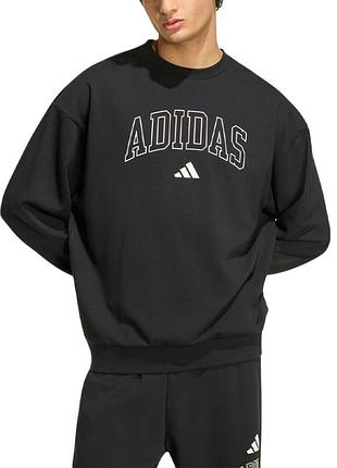 Мужская толстовка adidas m coll ft crw черная kf4252