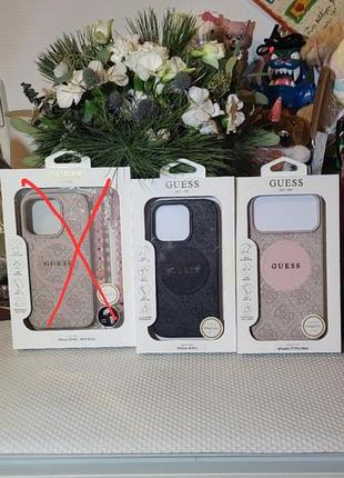 Guess чехол iphone 16 pro iphone 17 pro max guess
