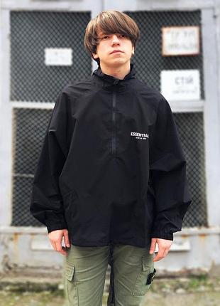 Ветровка essentials fear of god black