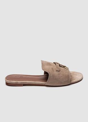 ⭐️ loro piana summer charms sandal suede sandstone