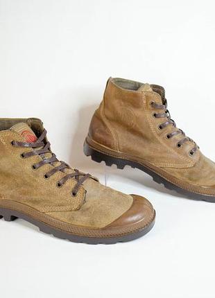 Palladium pampa hi leather мужские кожаные высокие кеды ботинки оригинал! размер 44 29 см