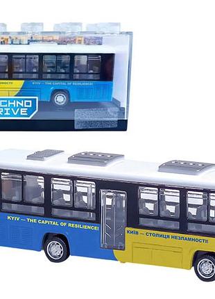Автомодель 250418cgo- автобус киив s2 (в пласт. боксе) technodrive