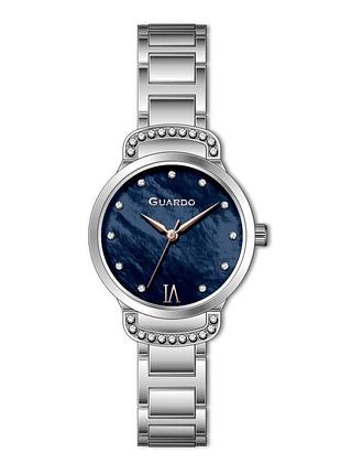 Guardo premium 012799-1 женские часы синий циферблат стальной браслет