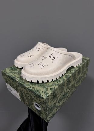 Gucci mules cream premium (9)