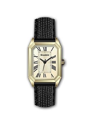 Guardo premium 012831-4 женские часы шампань циферблат кожаный ремешок