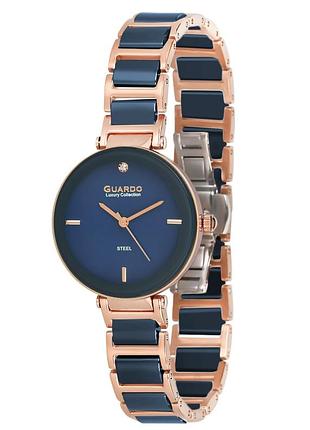Guardo luxury s02406-9 женские часы синий циферблат стальной браслет