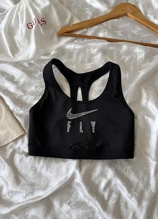 Спортивний топ nike dri-fit swoosh fly хс