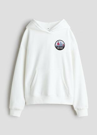 Худі оверсайз із принтом h&m