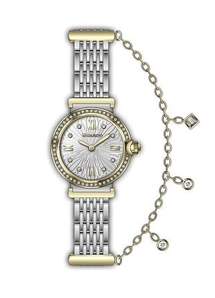 Guardo premium 012817-3 женские часы серебристый циферблат стальной браслет