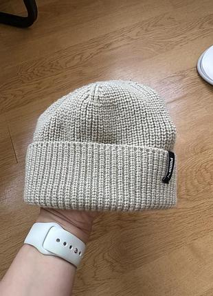 Шапка унісекс puma beanie сіра 2
