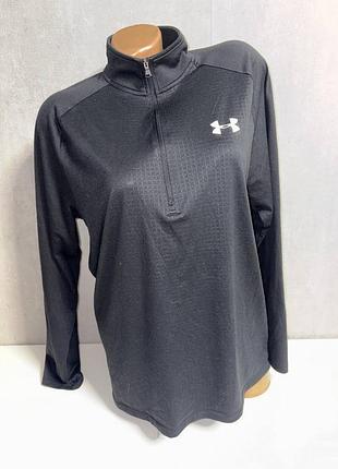 Черная мужская спортивная кофта under armour на молнии размер м