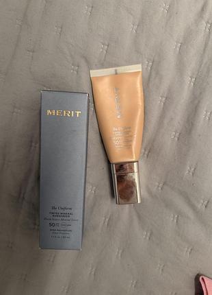 Тональний крем merit the uniform tinted mineral sunscreen spf 50