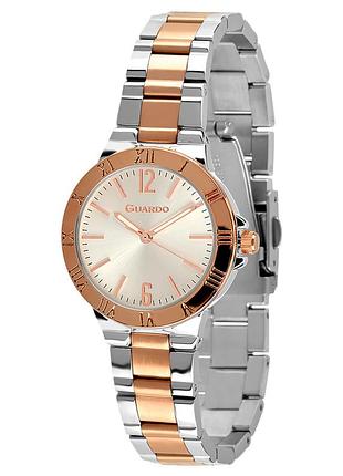 Guardo premium 012792-5 женские часы серебристый циферблат стальной браслет