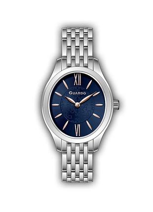 Guardo premium 012813-2 женские часы синий циферблат стальной браслет