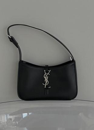 Сумка yves saint laurent le 5 a 7 гладкий черный серебро