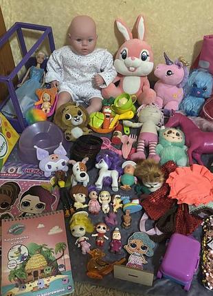 Набір іграшок пупс baby born, ляльки, поні, лол