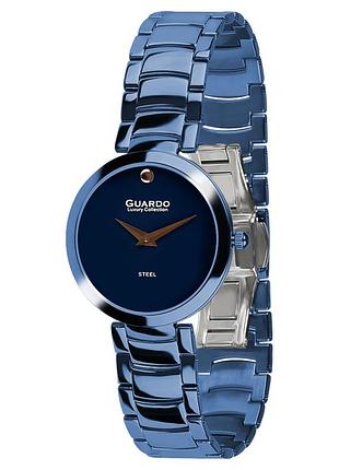 Guardo luxury s02407-10 женские часы синий циферблат стальной браслет