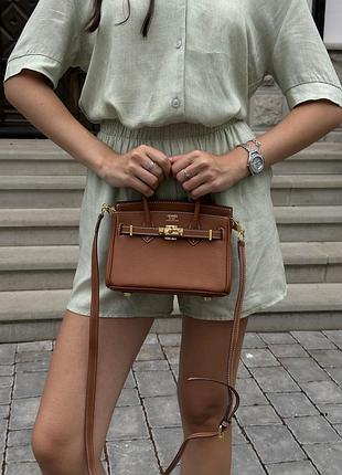Сумка эрмес гермес хермес эрме birkin 20 brown