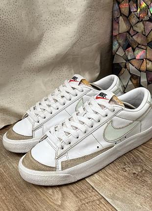 Кросівки nike blazer low vintage білі