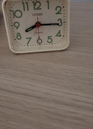 Годинник будильник citizen quartz 6