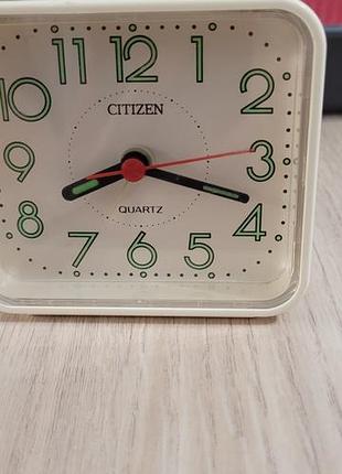 Годинник будильник citizen quartz 9
