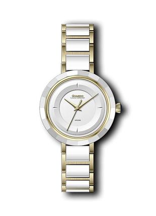 Guardo luxury s03016-3 женские часы серебристый циферблат стальной браслет