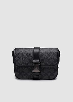 🦁 coach league crossbody bag 19 in signature canvas