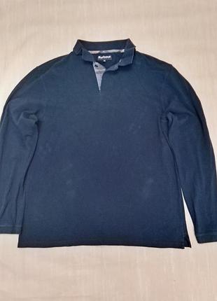 Лонгслів чоловічий barbour чорний