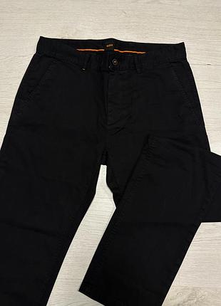 Брюки чоловічі hugo boss чорні slim fit m / l (2)
