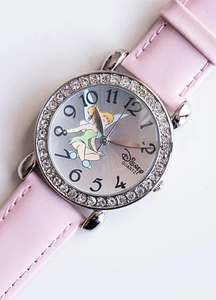 Оригінальний годинник disney time works «тінкєр белл» (дінь-дінь) із кристалами
