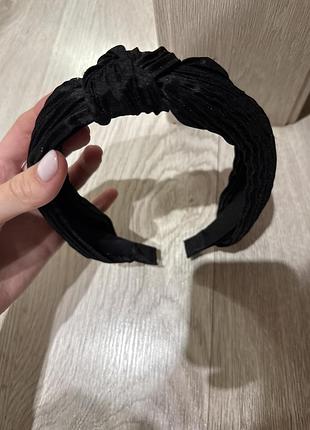 Обруч для волосся zara чорний