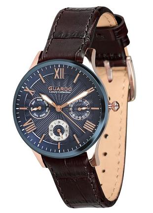 Guardo s2006-9 женские часы синий циферблат кожаный ремешок