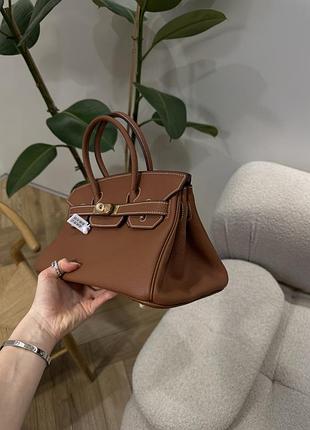 Сумка эрмес гермес хермес эрме birkin 30 brown 5