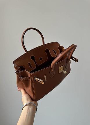 Сумка эрмес гермес хермес эрме birkin 30 brown 6