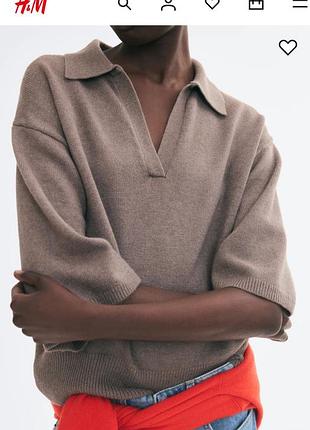 Джемпер поло h&m