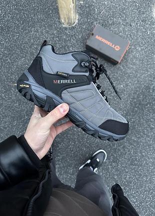 Зимові кросівки merrel moc ii (cordura) - сірі