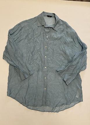 Лёгкая рубашка свободного кроя от бренда massimo dutti