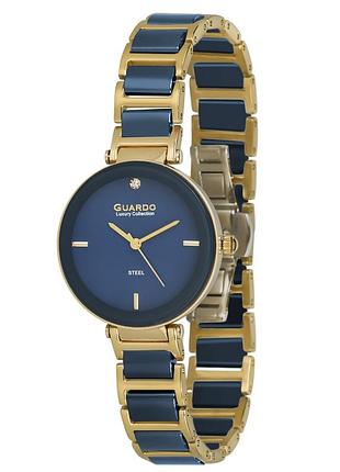 Guardo luxury s02406-6 женские часы синий циферблат стальной браслет