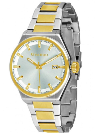 Guardo 012684-2 мужские часы серебристый циферблат стальной браслет