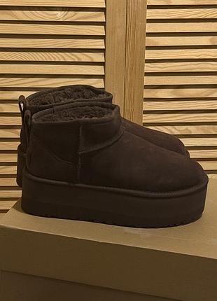 Уггі жіночі ugg platform chestnut