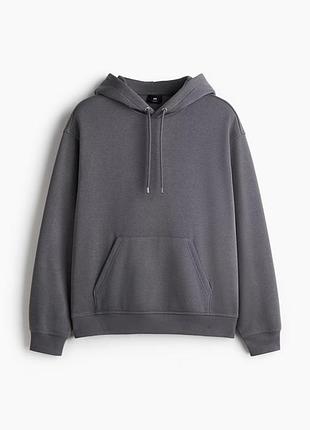 Новий графітовий сірий худі h&m