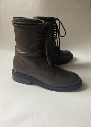 Черевики жіночі tilham lace темно-коричневі, clarks розмір 40