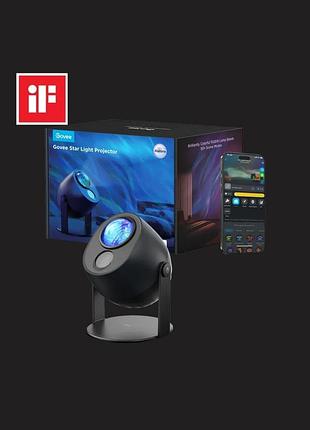 Govee - led rgbw galaxy light проєктор pro wi-fi matter проектор северного сияния и звёзд govee h6093