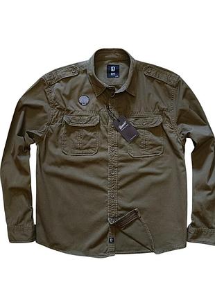 Рубашка brandit vintage 9373 olive (germany) 3xl