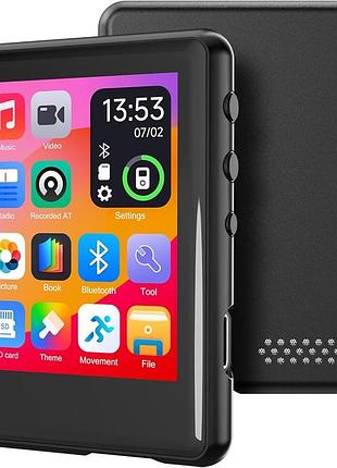 Mp3-плеєр з bluetooth 5.4, портативний цифровий музичний пристрій з динаміком, fm-радіо, запис голосу