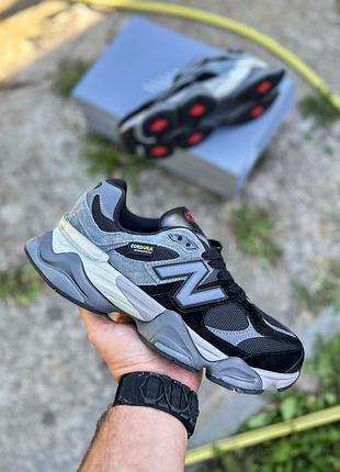 Чоловічі кросівки new balance 9060 cordura black gray reflective