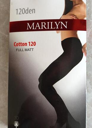 Колготки жіночі marilyn cotton 120 den чорні